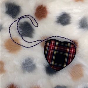43. 🎄Crewcuts heart plaid purse